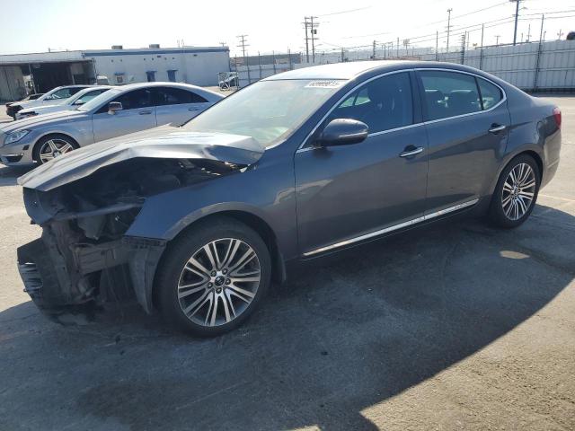 KIA CADENZA PR 2014 gray  gas KNALN4D78E5163418 photo #1