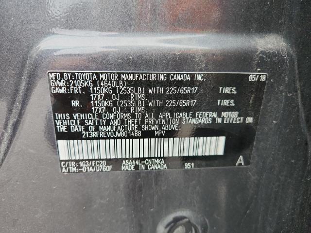2018 TOYOTA RAV4 ADVEN 2T3RFREV0JW801488