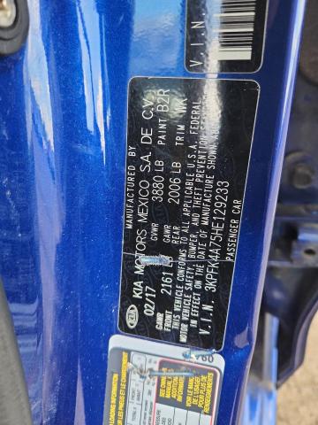 2017 KIA FORTE LX - 3KPFK4A75HE129233
