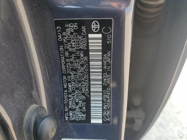 2013 TOYOTA PRIUS - JTDKN3DU3D1675138