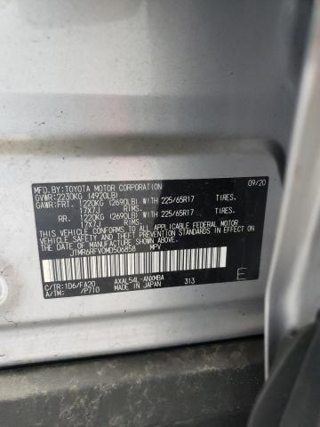 2021 TOYOTA RAV4 XLE JTMR6RFV0MD506858