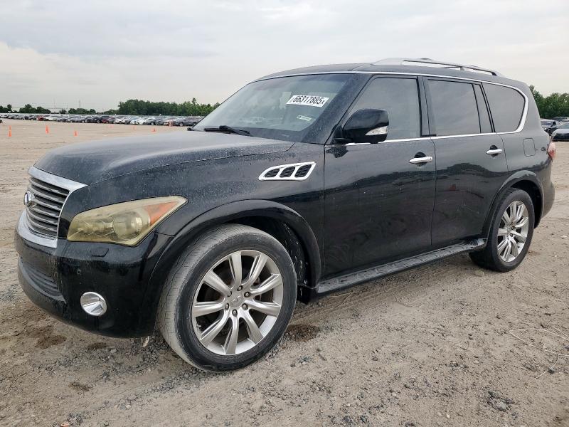 INFINITI QX56 2012 black 4dr spor gas JN8AZ2NF2C9515699 photo #1