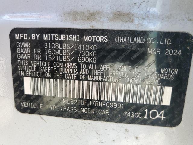 2024 MITSUBISHI MIRAGE G4 ML32FUFJ7RHF09991