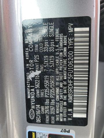 2015 HYUNDAI SANTA FE G KM8SRDHF5FU106200
