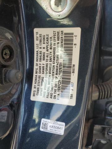 2018 HONDA CIVIC EX 19XFC2F75JE029701
