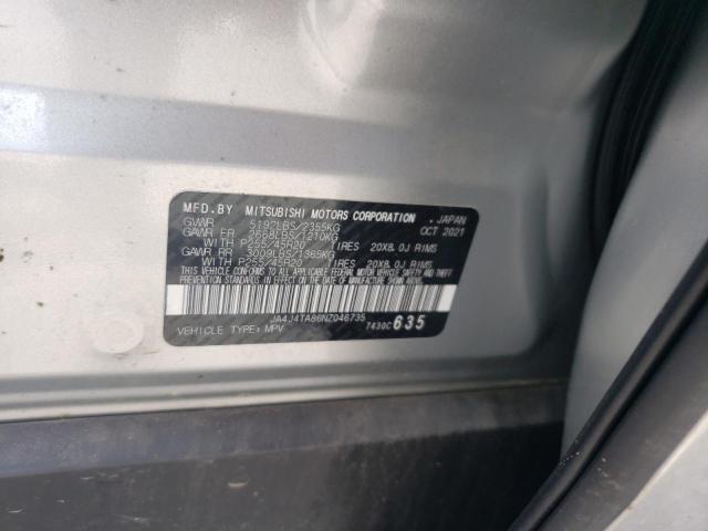 2022 MITSUBISHI OUTLANDER ES JA4J4TA86NZ046735