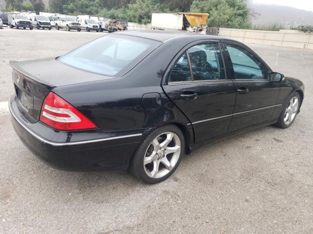MERCEDES-BENZ C 230 2007 black sedan 4d gas WDBRF52H47F921486 photo #4