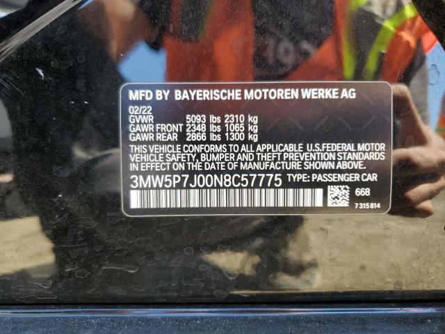 2022 BMW 330E 3MW5P7J00N8C57775