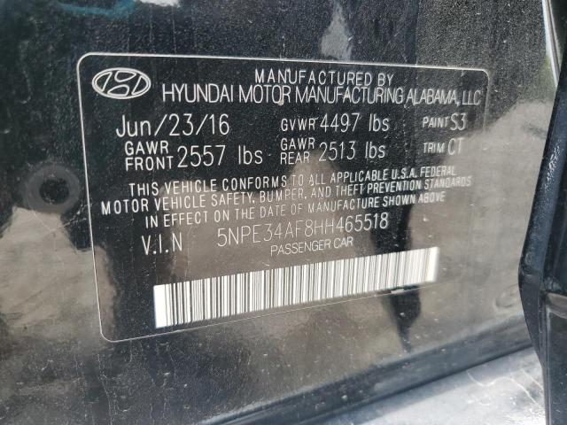 2017 HYUNDAI SONATA SPO - 5NPE34AF8HH465518