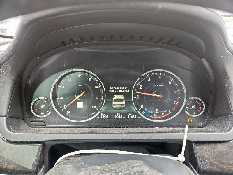 2015 BMW 750 I WBAYA8C54FG197788