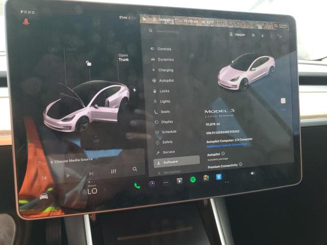 2019 TESLA MODEL 3 5YJ3E1EA1KF313343