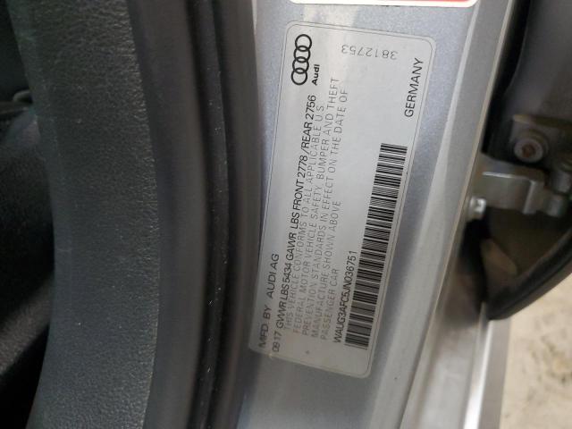 2018 AUDI A6 PREMIUM WAUG3AFC5JN036751