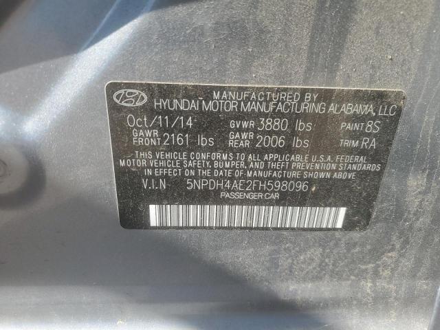 2015 HYUNDAI ELANTRA SE - 5NPDH4AE2FH598096