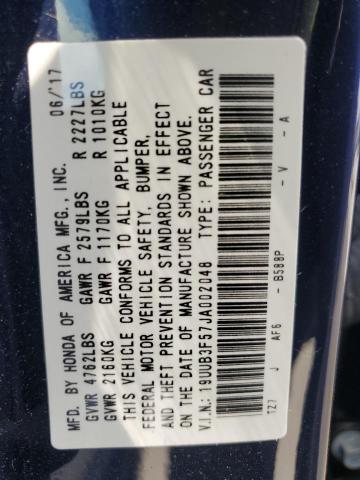 2018 ACURA TLX TECH 19UUB3F57JA002048