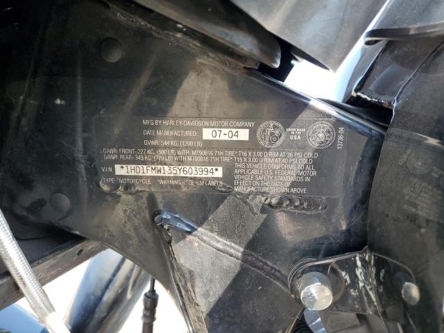 2005 HARLEY-DAVIDSON FLHTPI 1HD1FMW135Y603994