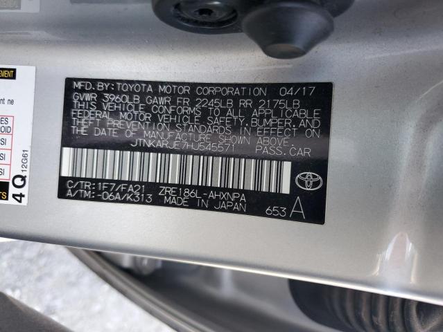 2017 TOYOTA COROLLA IM JTNKARJE7HJ545571