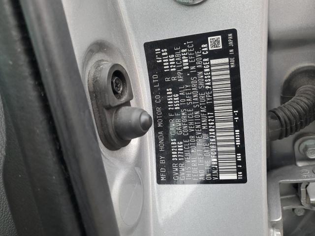 2018 HONDA CIVIC EXL - JHMFC1F76JX026217