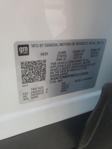 2025 CHEVROLET EQUINOX LT 3GN7DMRP8SS213694