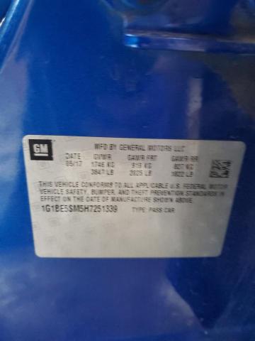 2017 CHEVROLET CRUZE LT 1G1BE5SM5H7251339