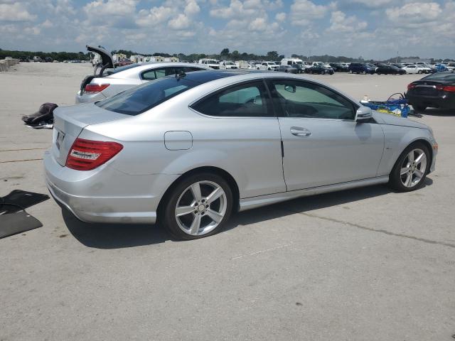 MERCEDES-BENZ C 250 2012 silver coupe gas WDDGJ4HB8CF742193 photo #4