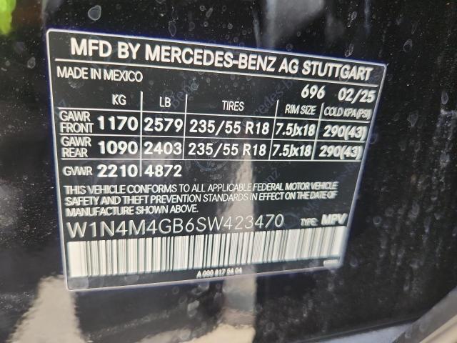 2025 MERCEDES-BENZ GLB 250 W1N4M4GB6SW423470