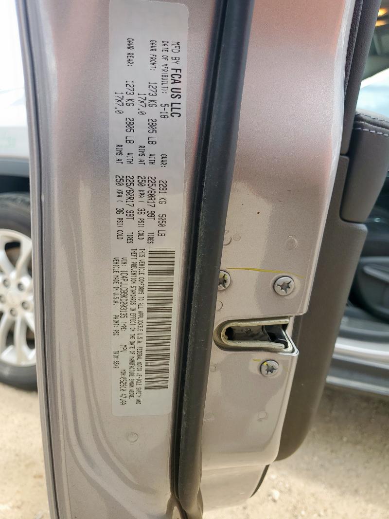 2019 JEEP CHEROKEE L 1C4PJLCB9KD203135
