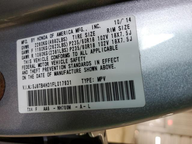 2015 ACURA RDX - 5J8TB4H31FL017931