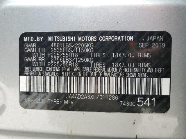 2020 MITSUBISHI OUTLANDER ES - JA4AD2A3XLZ011286
