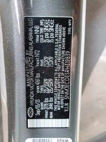 2024 HYUNDAI TUCSON LIM - 5NMJECDE5RH319839