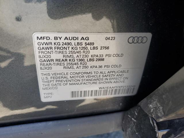 2023 AUDI Q5 PREMIUM WA1EAAFYXP2133248