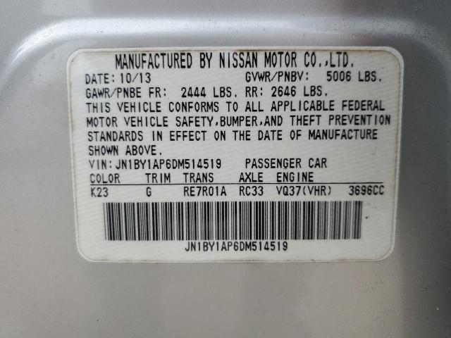 2013 INFINITI M37 - JN1BY1AP6DM514519