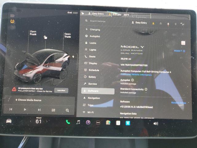 2023 TESLA MODEL Y 7SAYGAEE9PF857120