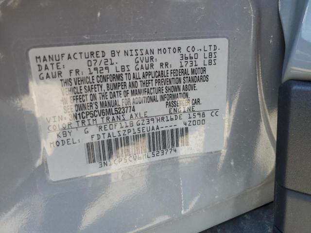 2021 NISSAN KICKS SV - 3N1CP5CV6ML523774