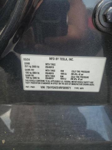 2024 TESLA MODEL Y 7SAYGAEE4RF089971