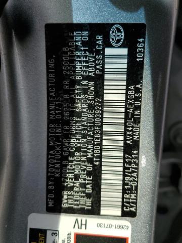 2015 TOYOTA AVALON HYB 4T1BD1EB3FU039272