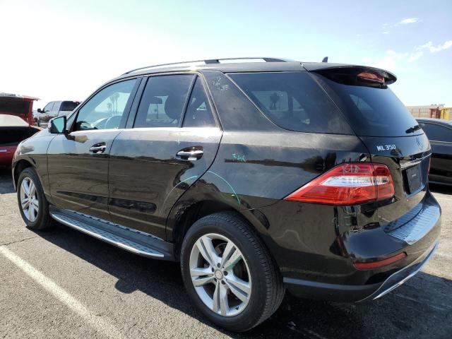 MERCEDES-BENZ ML 350 2015 black  gas 4JGDA5JBXFA587396 photo #3