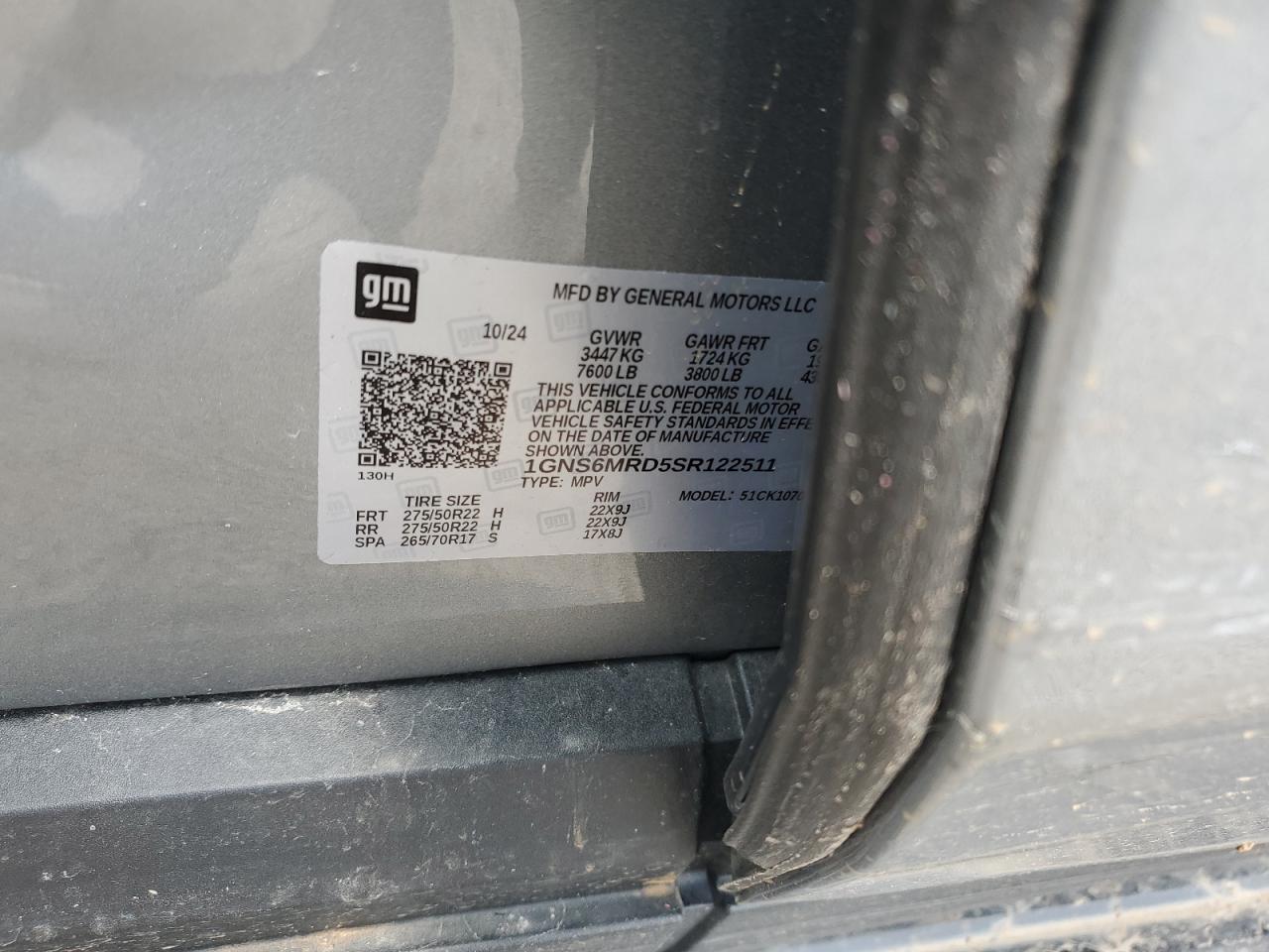 CHEVROLET TAHOE K1500 LS