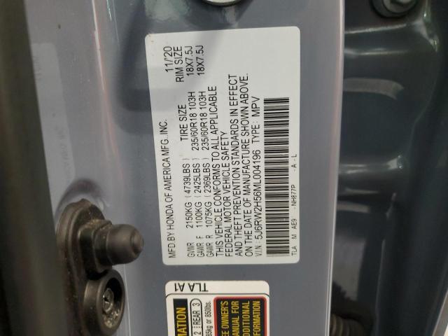 2021 HONDA CR-V EX 5J6RW2H56ML004196
