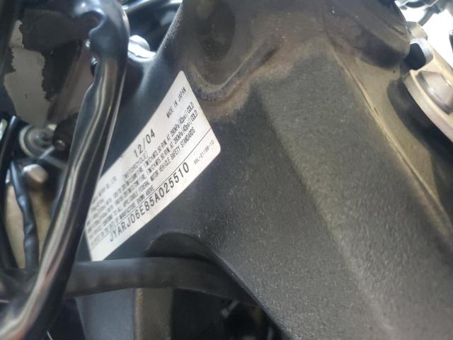 2005 YAMAHA YZFR6 L JYARJ06E85A025510