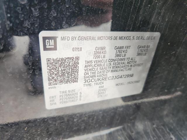 2018 CHEVROLET SILVERADO - 3GCUKREC2JG472958