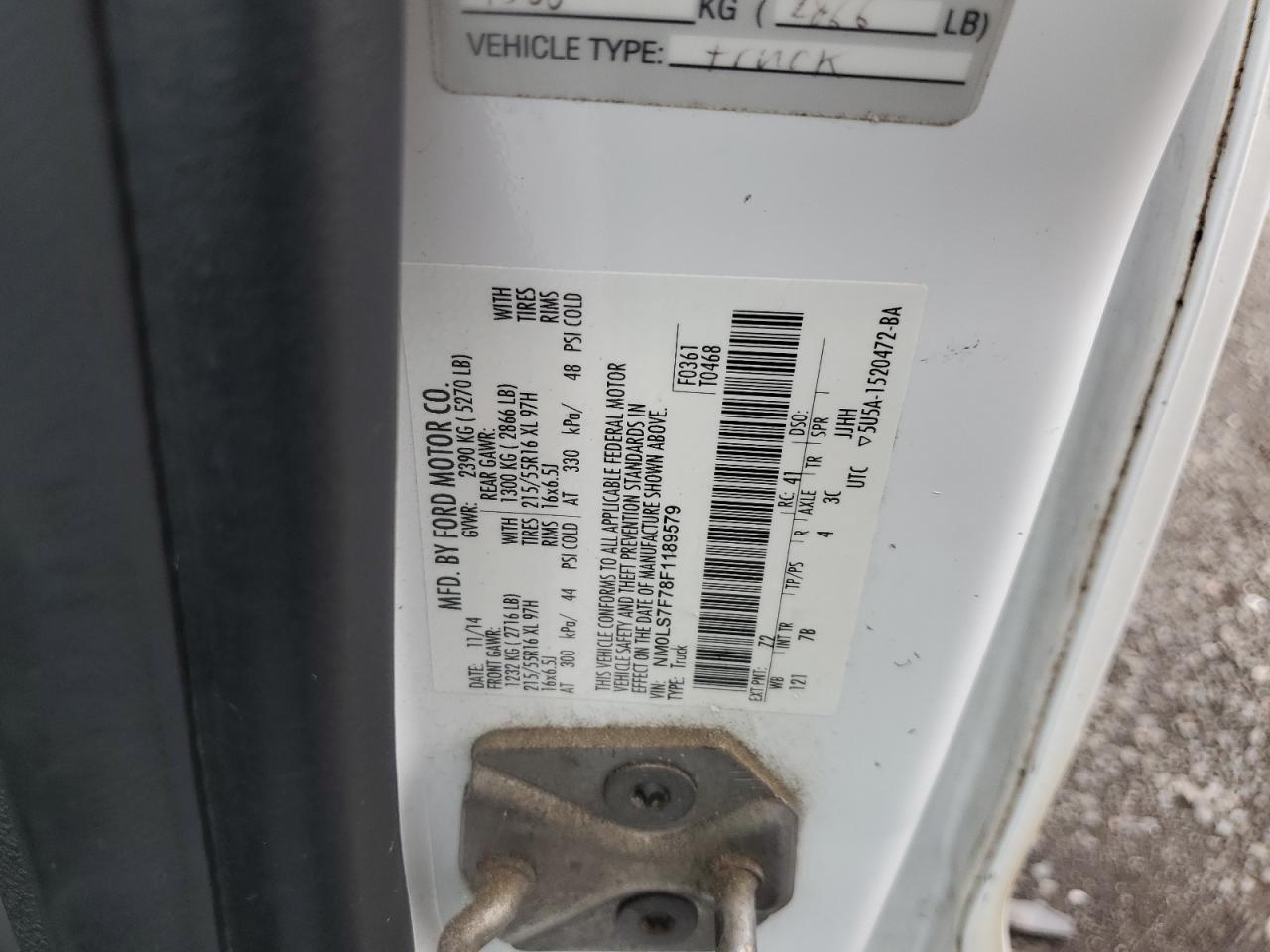 FORD TRANSIT CONNECT XLT