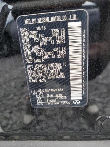 2019 INFINITI QX80 LUXE JN8AZ2NE1K9230658
