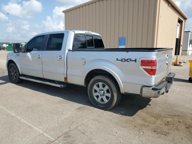 FORD F150 SUPER 2010 silver crew pic flexible fuel 1FTFW1EV9AFC99621 photo #3