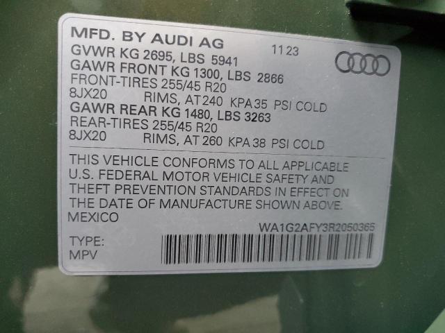 2024 AUDI Q5 E PREMI WA1G2AFY3R2050365