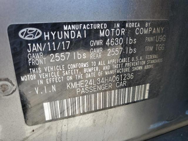 2017 HYUNDAI SONATA HYB KMHE24L34HA061236