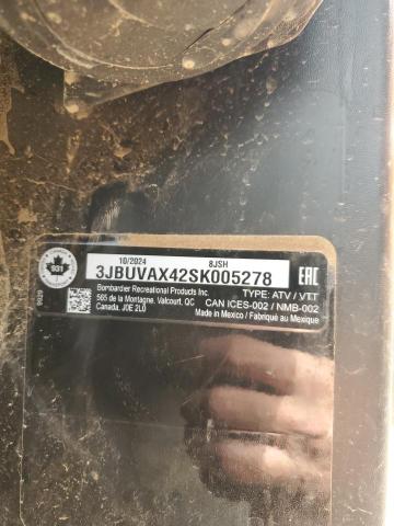 2025 CAN AM DEFENDER - 3JBUVAX42SK005278