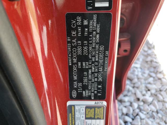 2017 KIA FORTE LX 3KPFL4A71HE085180