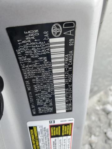 2011 TOYOTA COROLLA BA - 2T1BU4EE0BC713367