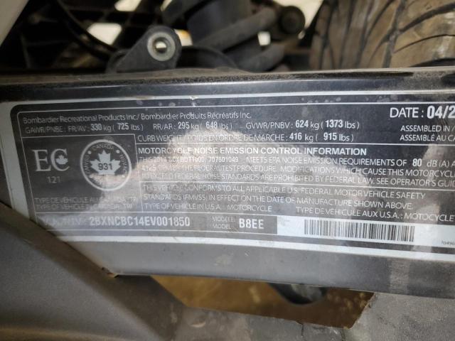 2014 CAN-AM SPYDER ROA 2BXNCBC14EV001850