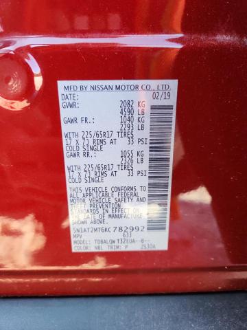 2019 NISSAN ROGUE S - 5N1AT2MT6KC782992